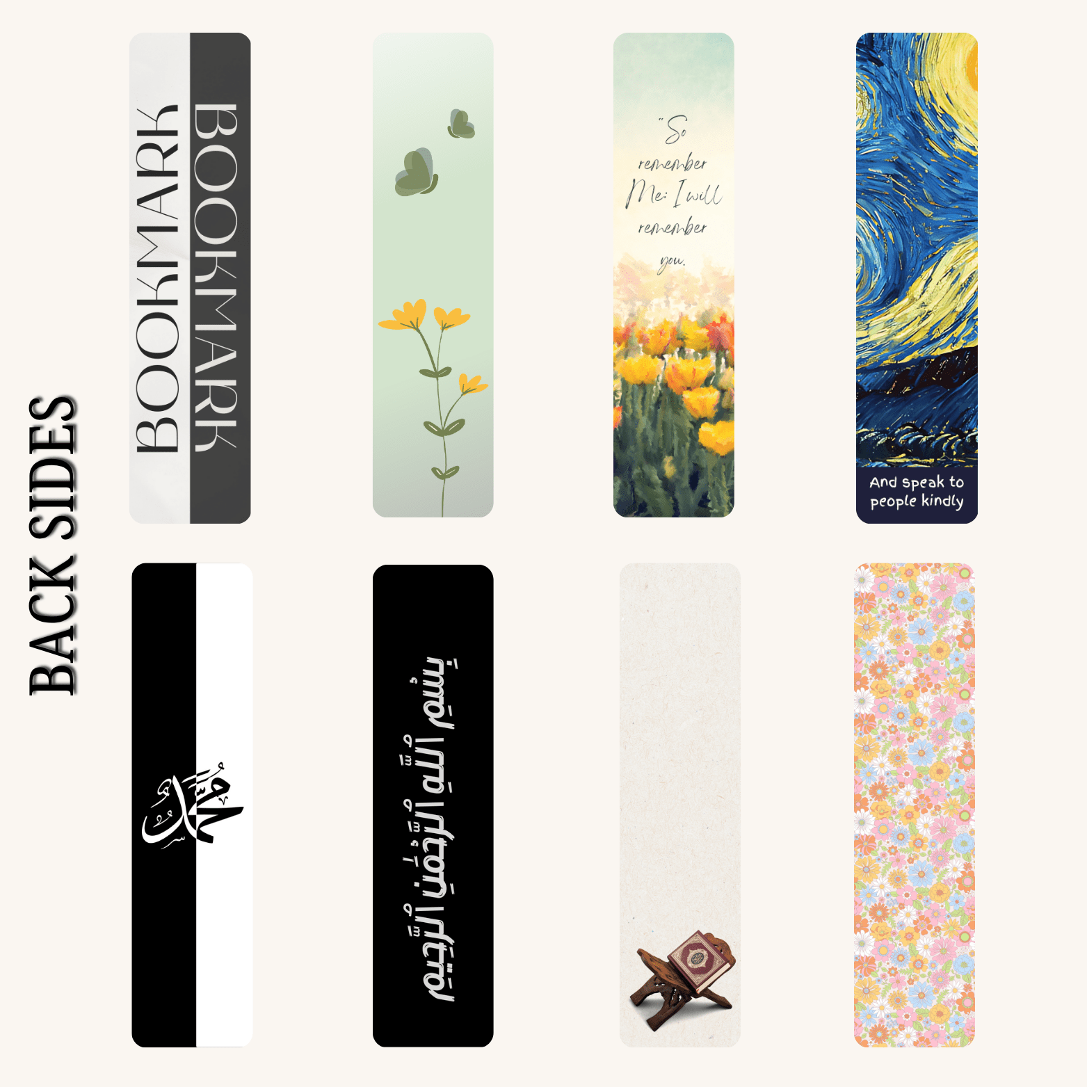 Islamic bookmarks pack of 8 2 Islamic bookmarks pack of 8 - image 2
